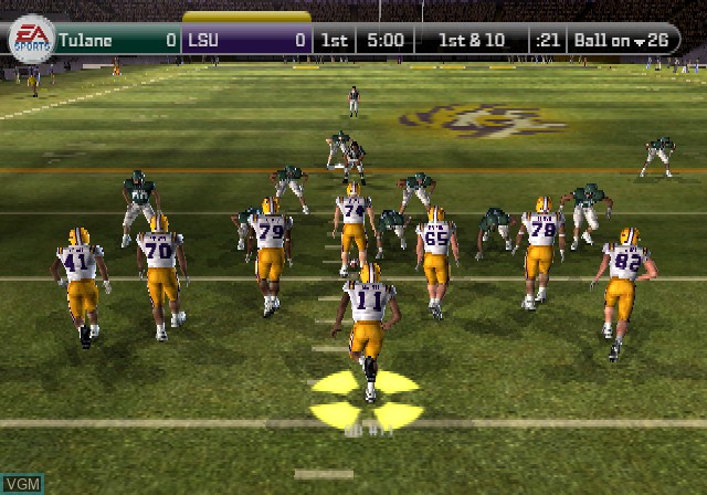 Image in-game du jeu NCAA Football 09 sur Sony Playstation 2