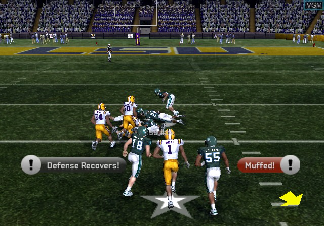 Image in-game du jeu NCAA Football 10 sur Sony Playstation 2