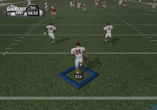 Image in-game du jeu NCAA GameBreaker 2001 sur Sony Playstation 2