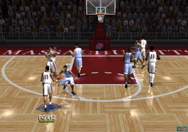 Image in-game du jeu NCAA March Madness 2002 sur Sony Playstation 2