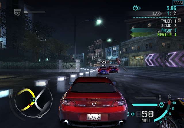 Image in-game du jeu Need for Speed Carbon sur Sony Playstation 2