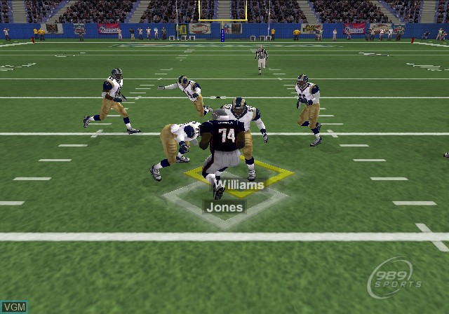 Image in-game du jeu NFL GameDay 2003 sur Sony Playstation 2