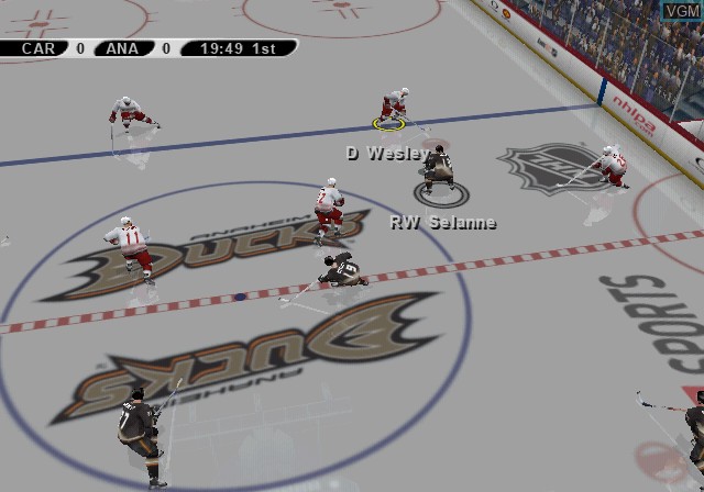 Image in-game du jeu NHL 2K7 sur Sony Playstation 2