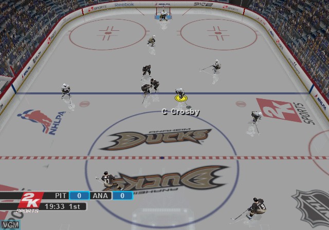 Image in-game du jeu NHL 2K10 sur Sony Playstation 2