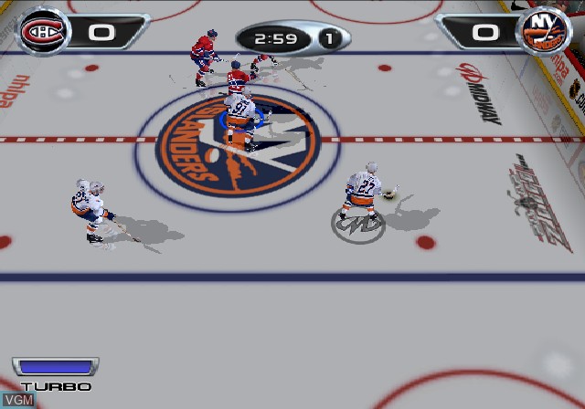 Image in-game du jeu NHL Hitz 20-02 sur Sony Playstation 2