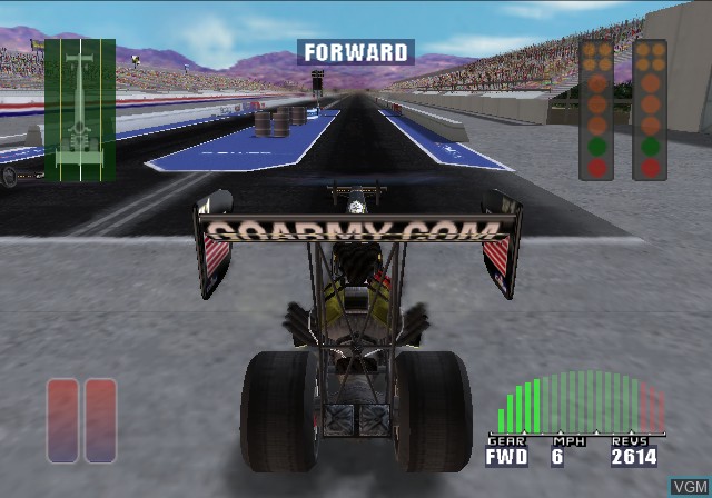 Image in-game du jeu NHRA Championship Drag Racing sur Sony Playstation 2