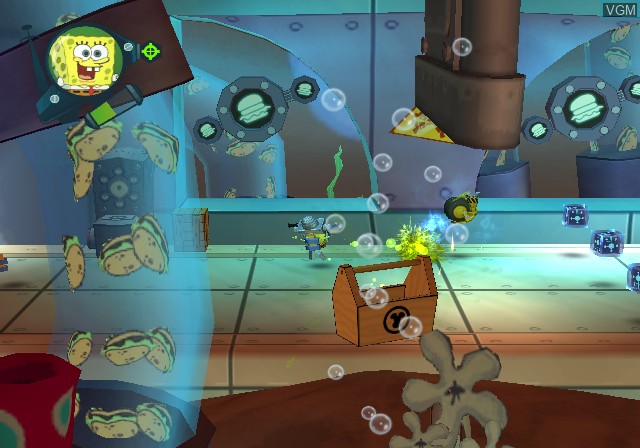 Image in-game du jeu Nicktoons - Attack of the Toybots sur Sony Playstation 2