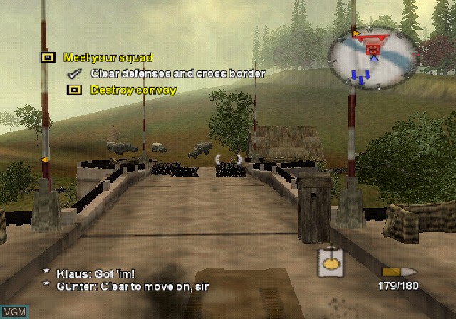 Image in-game du jeu Panzer Elite Action - Fields of Glory sur Sony Playstation 2