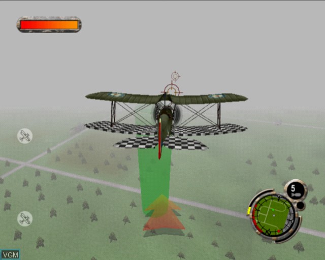 Image in-game du jeu Red Baron sur Sony Playstation 2