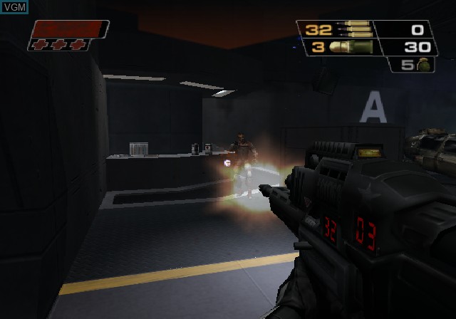 Image in-game du jeu Red Faction II sur Sony Playstation 2
