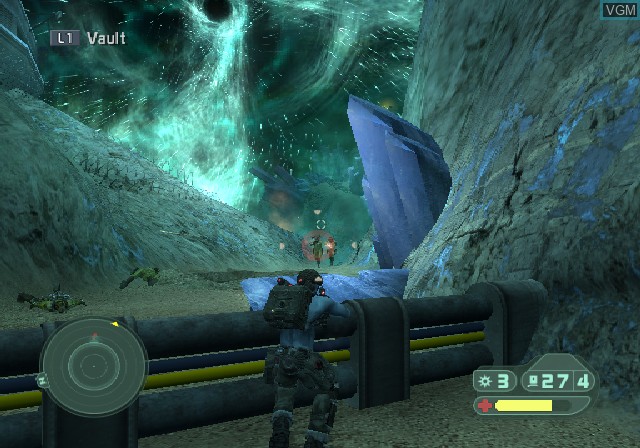 Image in-game du jeu Rogue Trooper sur Sony Playstation 2