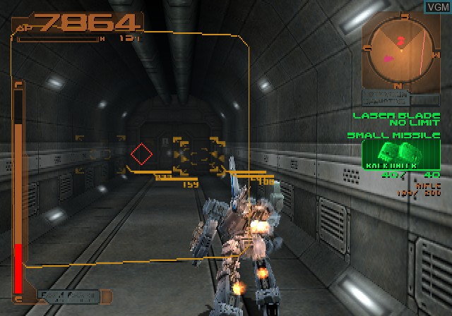 Image in-game du jeu Silent Line - Armored Core sur Sony Playstation 2