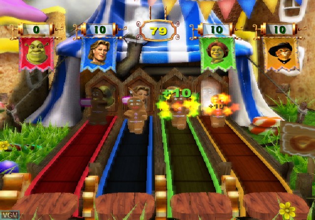 Image in-game du jeu Shrek's Carnival Craze sur Sony Playstation 2