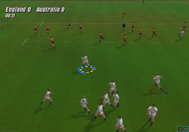 Image in-game du jeu Rugby sur Sony Playstation 2