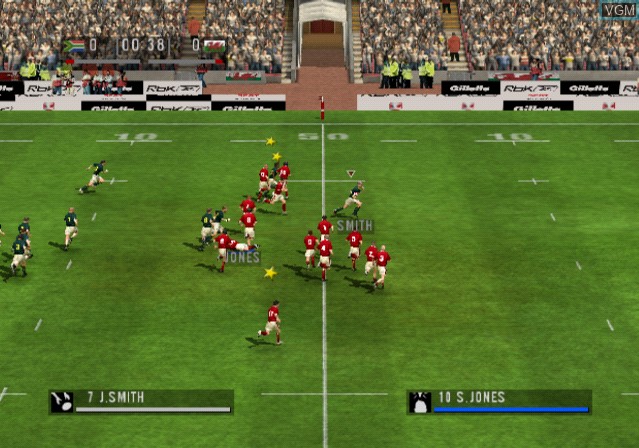 Image in-game du jeu Rugby 06 sur Sony Playstation 2