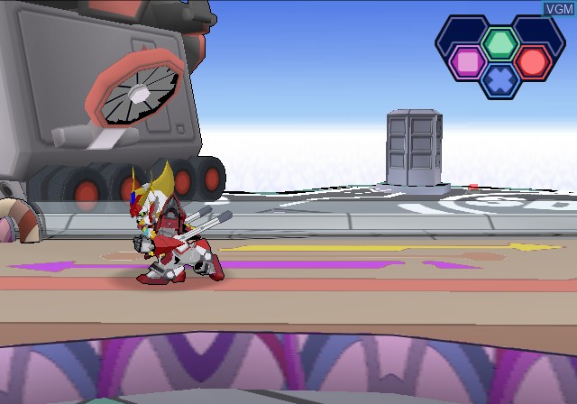 Image in-game du jeu SD Gundam Force - Showdown! sur Sony Playstation 2
