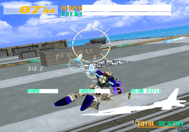 Image in-game du jeu Sega Ages 2500 Series Vol. 31 - Dennou Senki Virtual On sur Sony Playstation 2