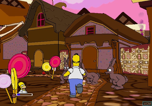 Image in-game du jeu Simpsons Game, The sur Sony Playstation 2