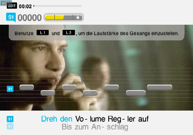 Image in-game du jeu SingStar Deutsch Rock-Pop Vol.2 sur Sony Playstation 2