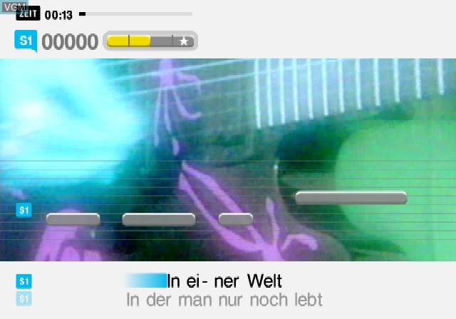 Image in-game du jeu SingStar Die Toten Hosen sur Sony Playstation 2