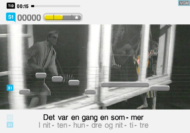 Image in-game du jeu SingStar Norsk pa Norsk sur Sony Playstation 2