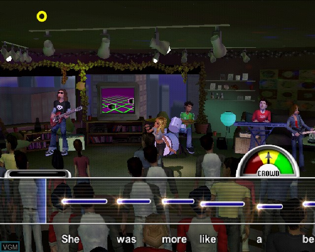 Image in-game du jeu Karaoke Stage sur Sony Playstation 2