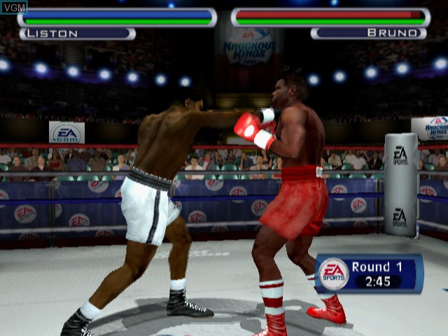 Image in-game du jeu Knockout Kings 2001 sur Sony Playstation 2