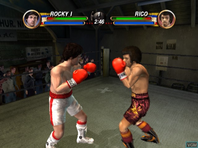 Image in-game du jeu Rocky sur Sony Playstation 2
