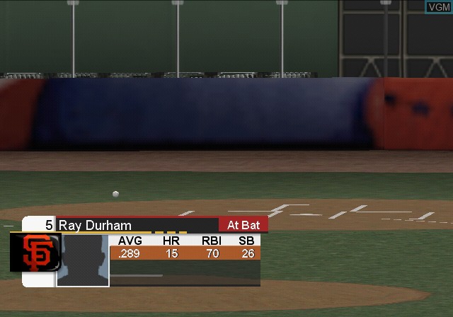 Image in-game du jeu World Series Baseball 2K3 sur Sony Playstation 2