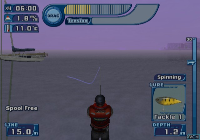 Image in-game du jeu Bass Landing 3 sur Sony Playstation 2