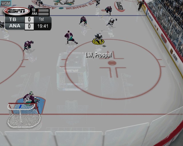Image in-game du jeu ESPN NHL 2K5 sur Sony Playstation 2