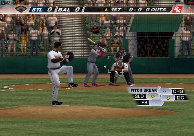 Image in-game du jeu Major League Baseball 2K9 sur Sony Playstation 2