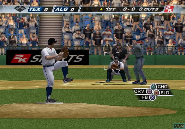 Image in-game du jeu Major League Baseball 2K12 sur Sony Playstation 2
