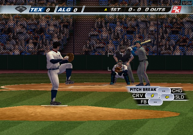 Image in-game du jeu Major League Baseball 2K11 sur Sony Playstation 2