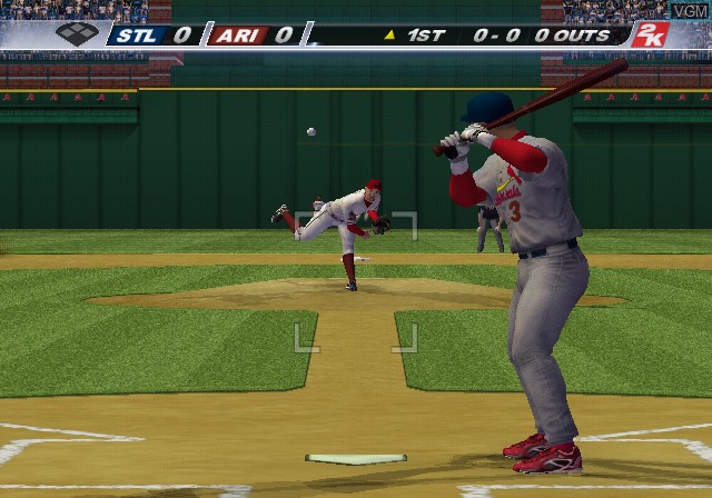 Image in-game du jeu Major League Baseball 2K8 sur Sony Playstation 2
