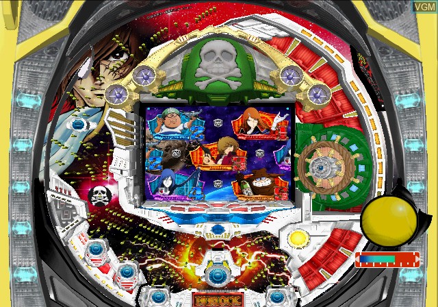 Image in-game du jeu Hisshou Pachinko*Pachi-Slot Kouryoku Series Vol. 9 - CR Fever Captain Harlock sur Sony Playstation 2