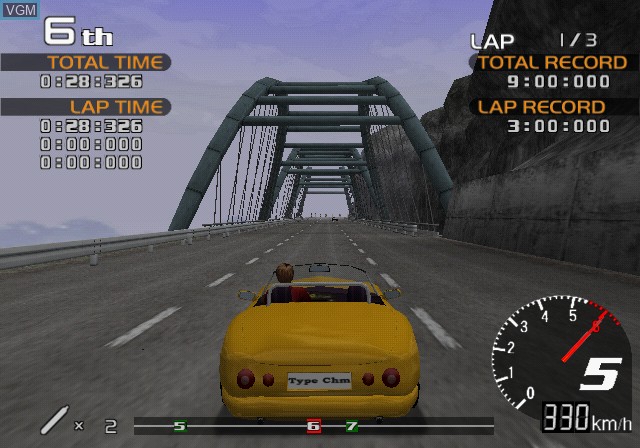 Image in-game du jeu Simple 2000 Series Ultimate Vol. 2 - Edit Racing sur Sony Playstation 2