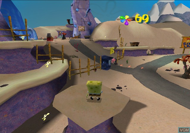 Image in-game du jeu SpongeBob SquarePants - Battle for Bikini Bottom sur Sony Playstation 2