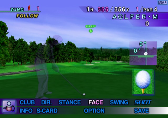 Image in-game du jeu Golf Navigator Vol. 1 sur Sony Playstation 2