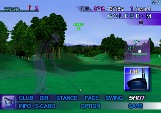 Image in-game du jeu Golf Navigator Vol. 3 sur Sony Playstation 2