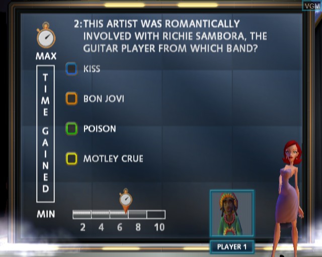 Image in-game du jeu Buzz! The Music Quiz sur Sony Playstation 2