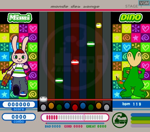 Image in-game du jeu Pop'n Music 11 sur Sony Playstation 2