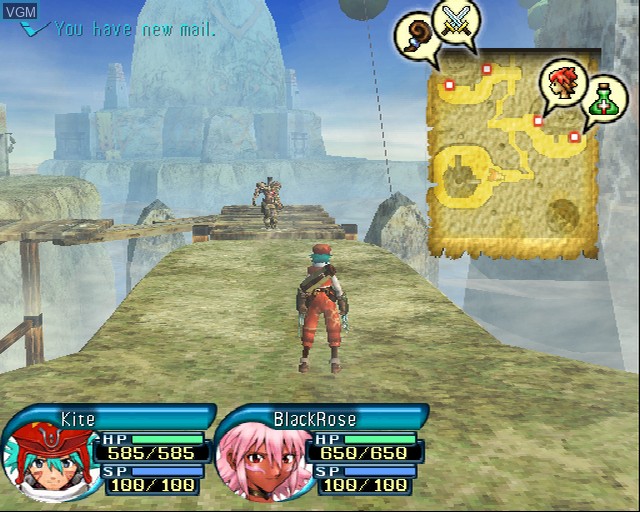 Image in-game du jeu .hack//Vol. 1 x Vol. 2 sur Sony Playstation 2