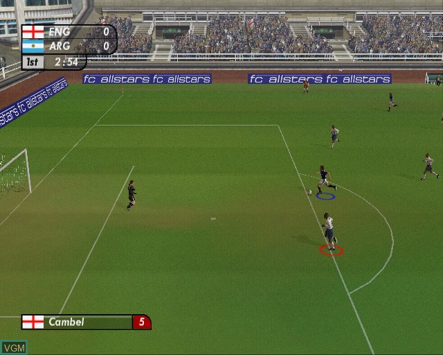 Image in-game du jeu David Beckham Soccer sur Sony Playstation 2