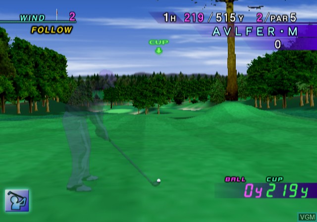 Image in-game du jeu Golf Navigator Vol. 2 sur Sony Playstation 2