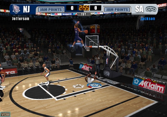 Image in-game du jeu NBA Jam sur Sony Playstation 2