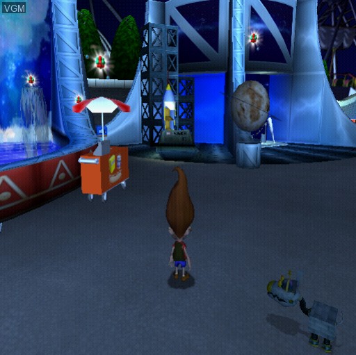 Image in-game du jeu Jimmy Neutron Boy Genius sur Sony Playstation 2
