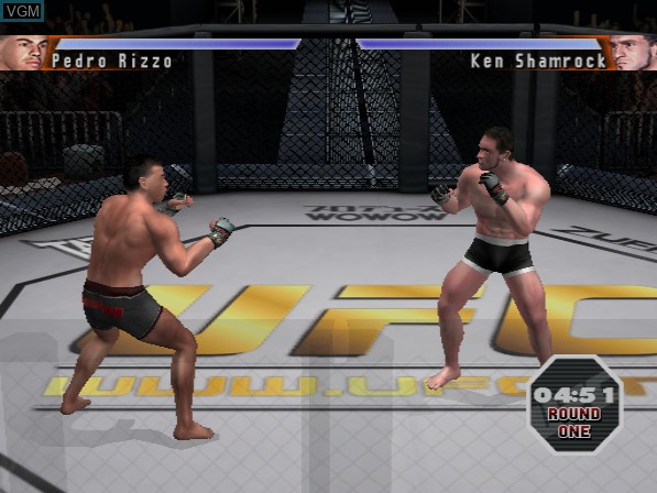 Image in-game du jeu UFC 2004 sur Sony Playstation 2