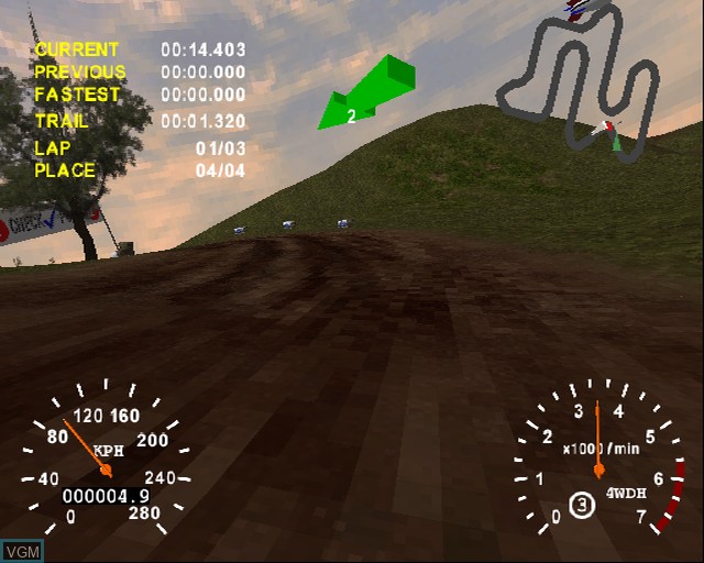Image in-game du jeu 4x4 Evo sur Sony Playstation 2