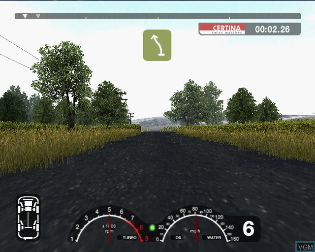 Image in-game du jeu Colin McRae Rally 2005 sur Sony Playstation 2